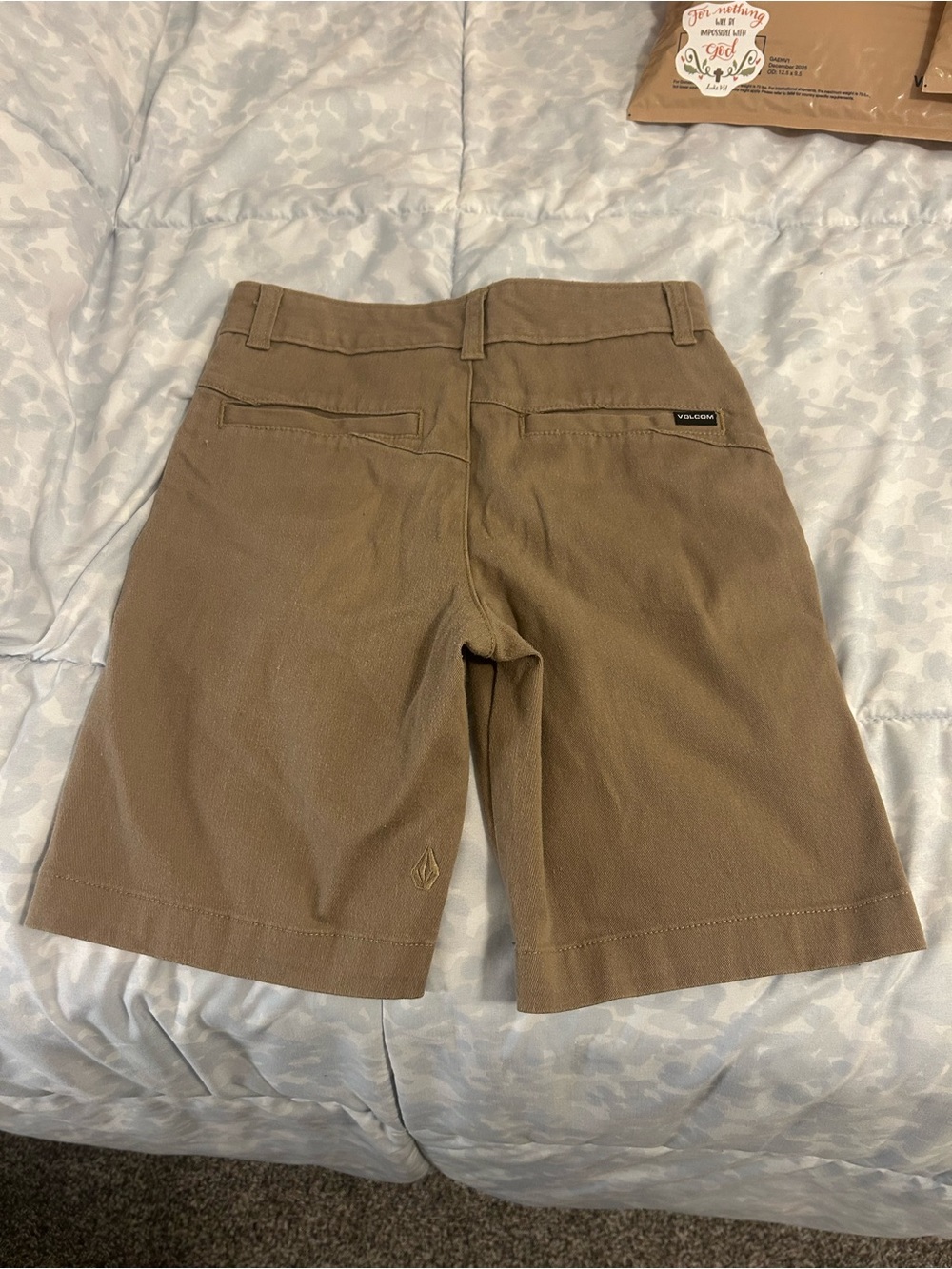 Volcom Boys Brown Chino Shorts